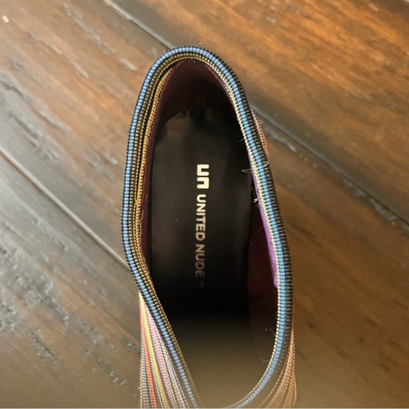 United Nude Multicolored Heeled Boots Playful and Chic - Picture 5 of 5